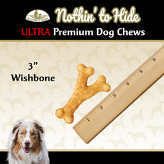 Fieldcrest Farms Nothing to Hide digestible rawhide-free chew prepared for digestibility and palate satisfaction.