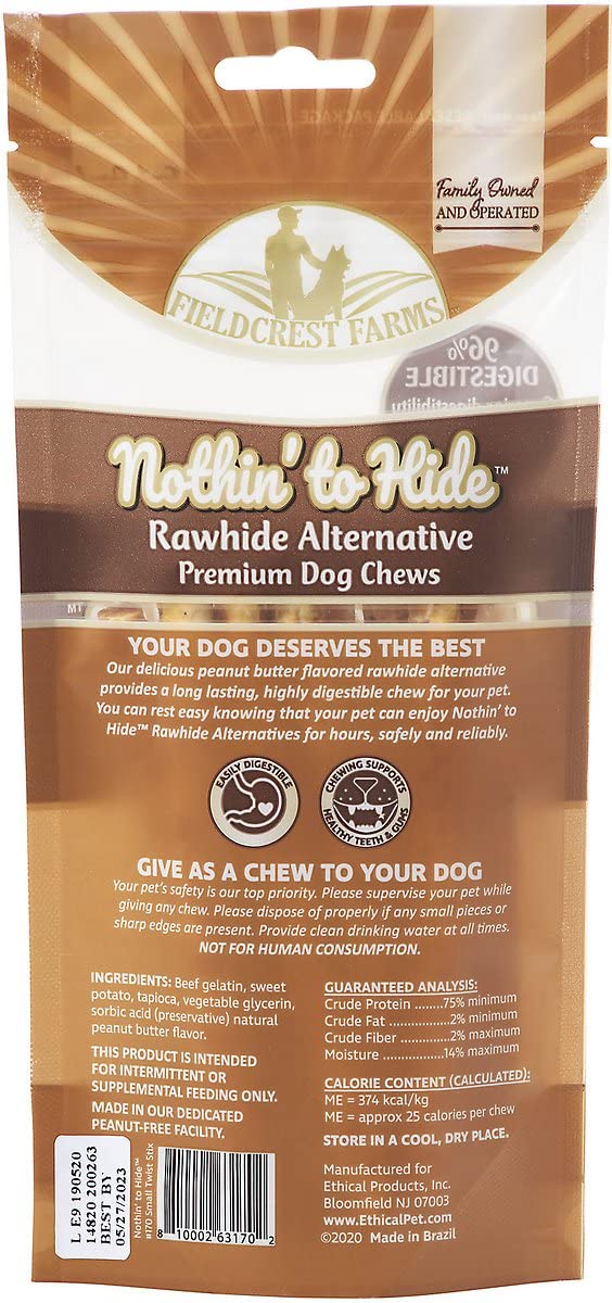 Fieldcrest Farms Nothing to Hide pack-front-view displays 30-sticks value for multiple treats.