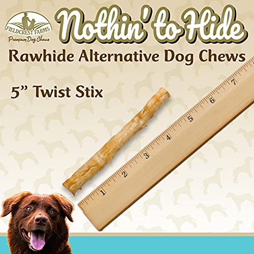 Fieldcrest Farms Nothing to Hide Twist Stix packaging shows 30 sticks in a convenient 3-pack.