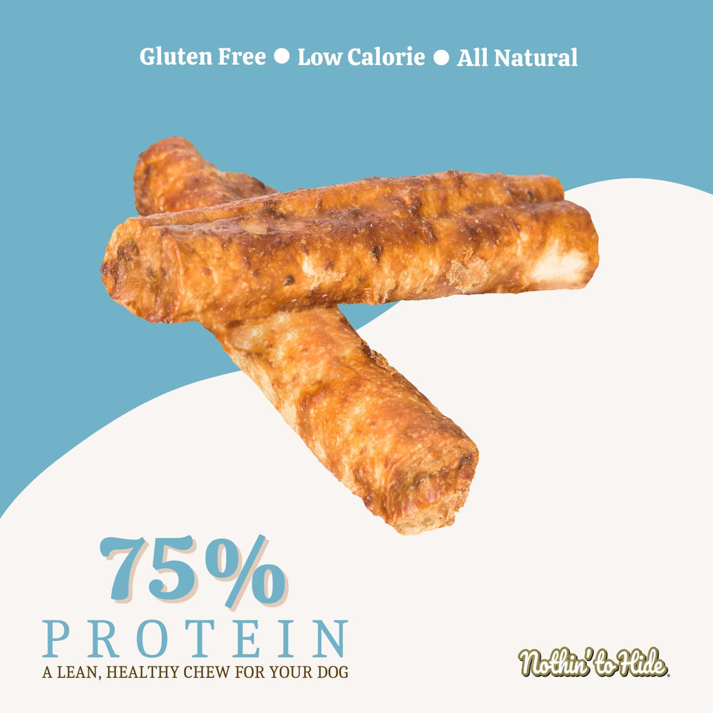 Fieldcrest Farms Nothing to Hide Twist Stix texture closeup reveals durable chews for active chewers.