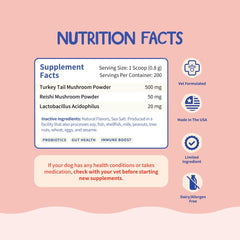 Fifth & Fido lactobacillus acidophilus probiotic supports canine gut health.