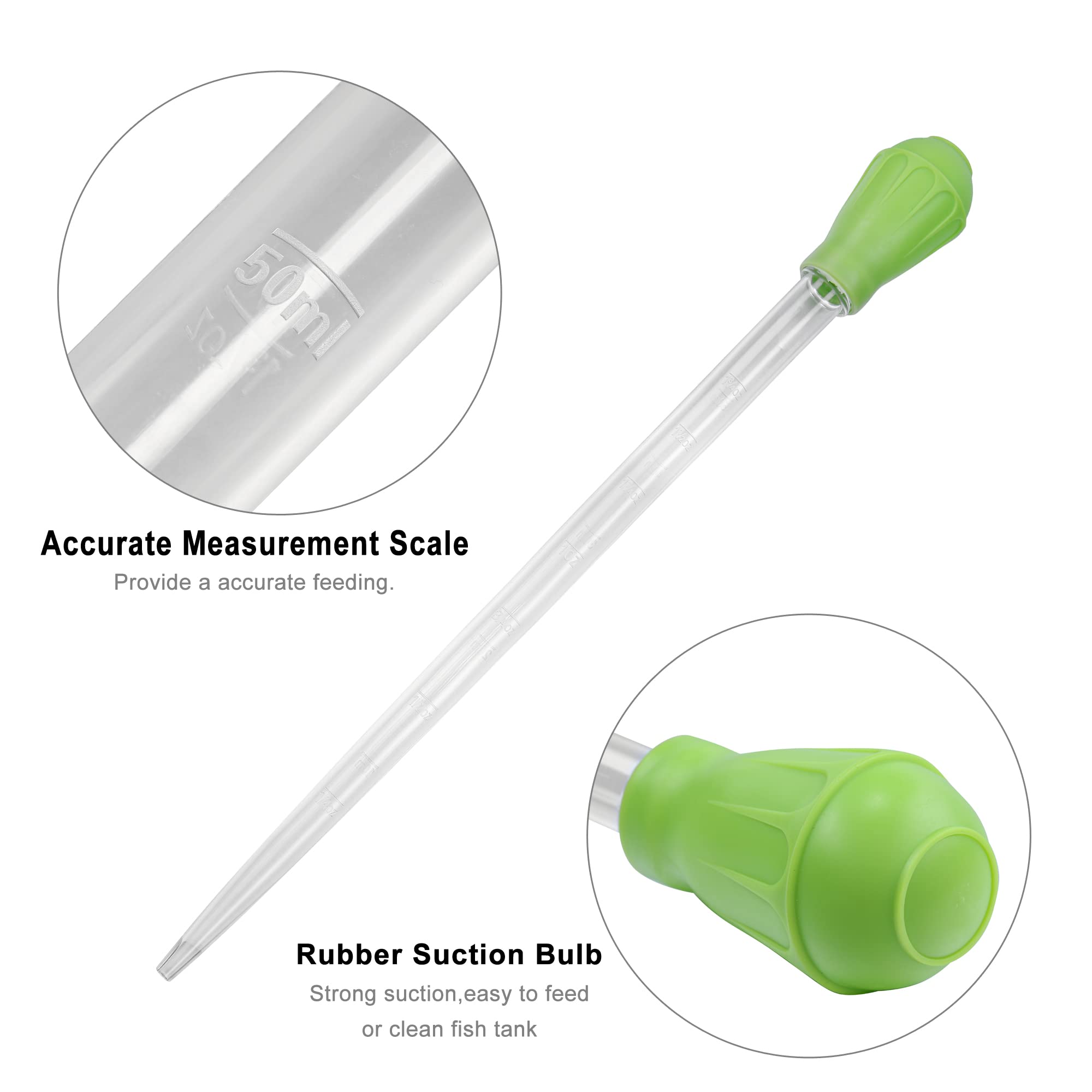 Filhome long pipette for aquarium feeder enabling gentle, targeted feeding.
