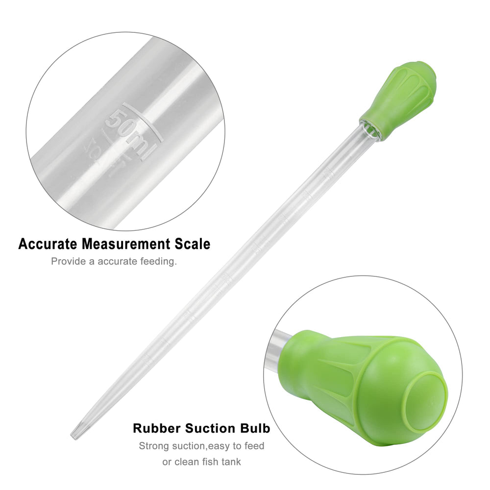 Filhome long pipette for aquarium feeder enabling gentle, targeted feeding.