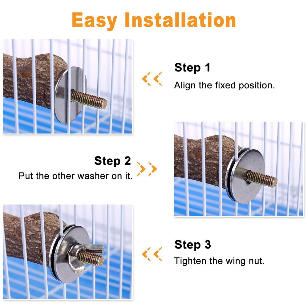 Filhome multi-bird play perch enables several birds to share space safely.