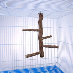 Filhome bird cage-install perch demonstrates easy screw-on setup for quick setup.