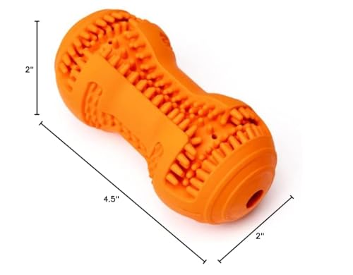 Fillable dog toy cleaning after use shows residue-free maintenance