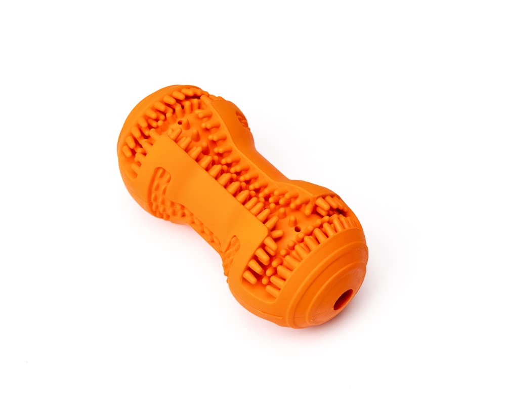 Fillable dog toy easy-fill cap for mess-free treats