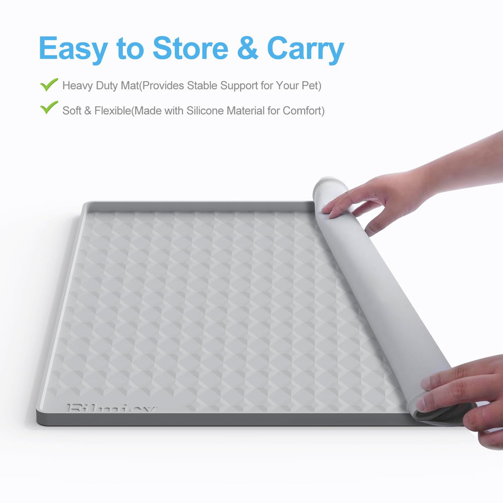 Filmicy 24x24 dog pad tray securely fits standard pads in place.