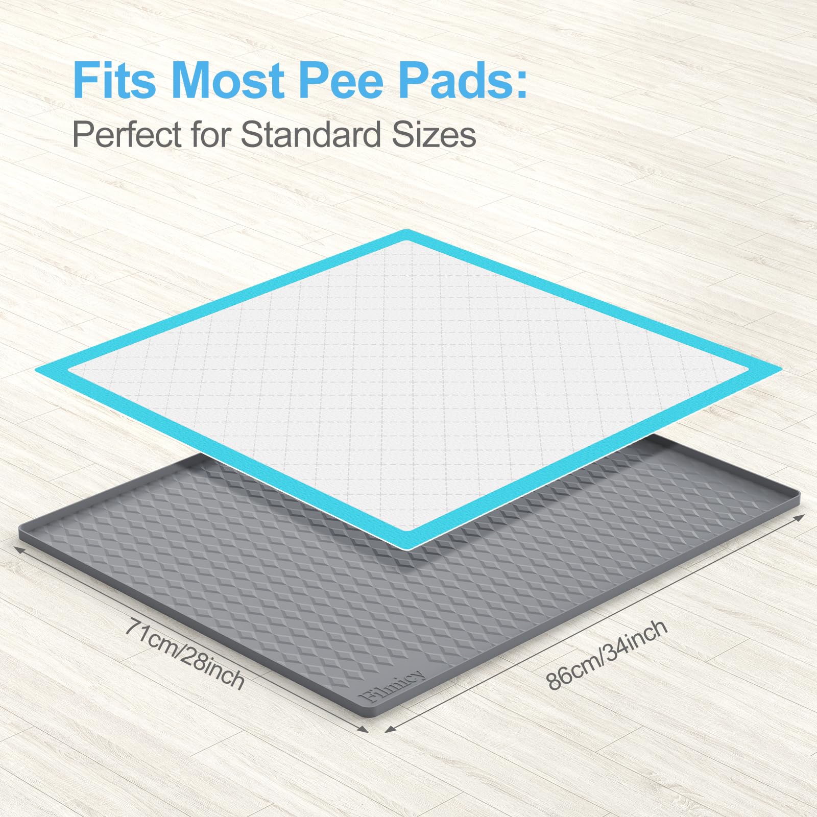 Filmicy pee pad holder made from pet-safe silicone for peace of mind.