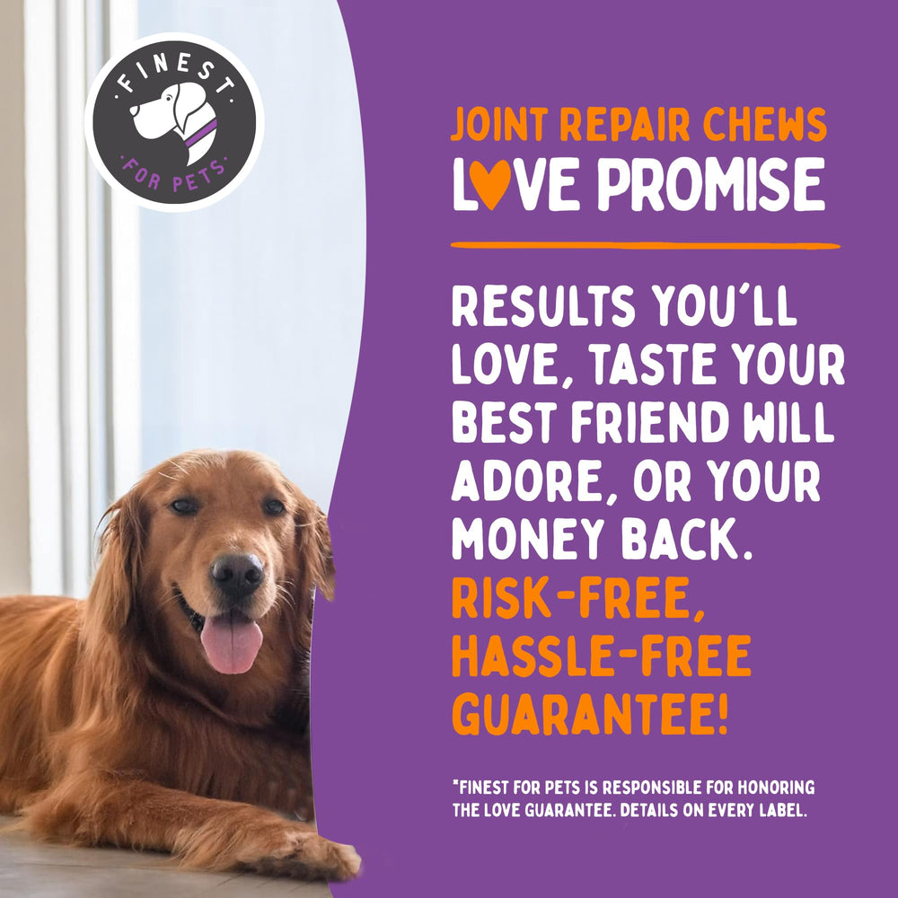 Finest For Pets Joint Repair USA facility note on packaging