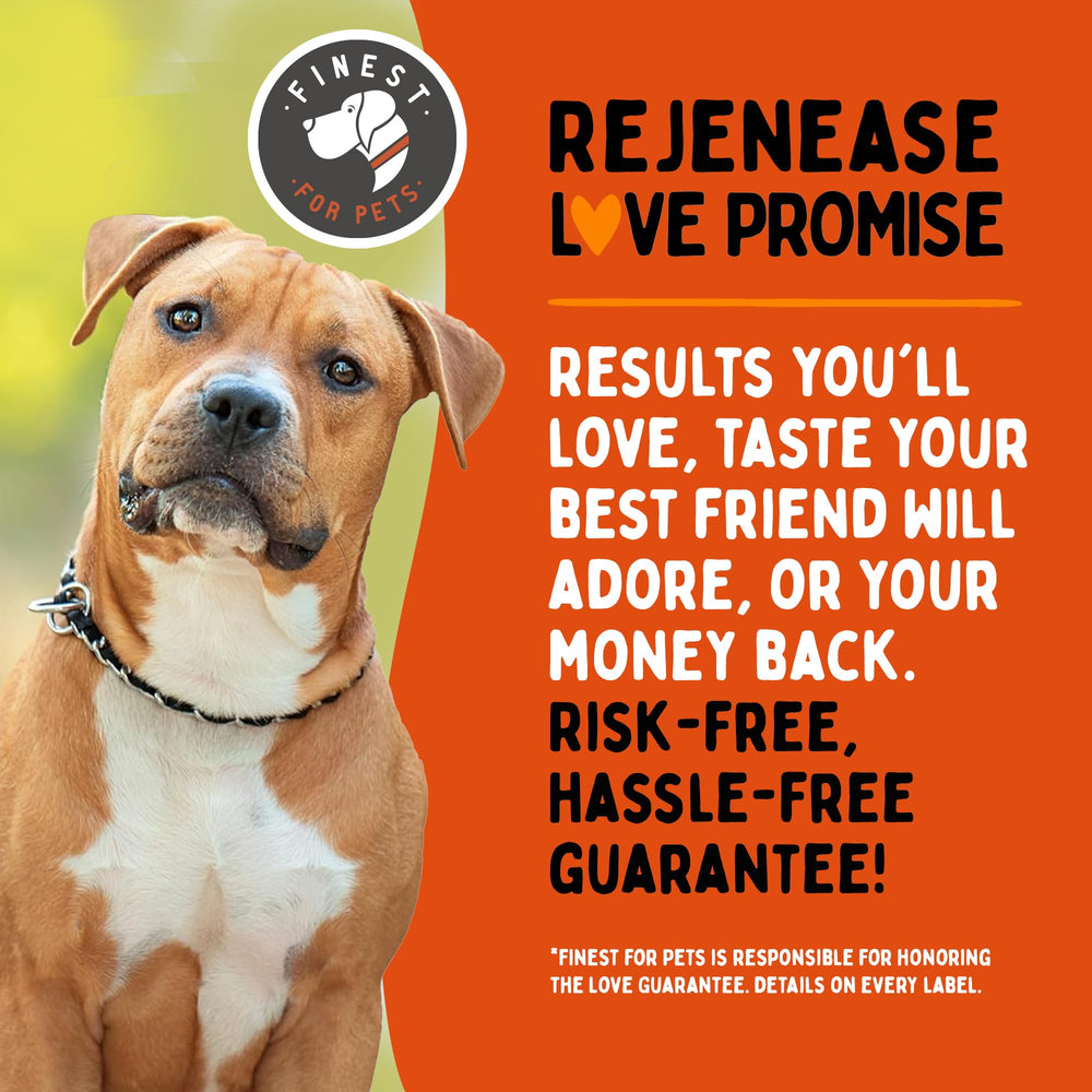Finest For Pets USA-made bottle with label emphasized for quality