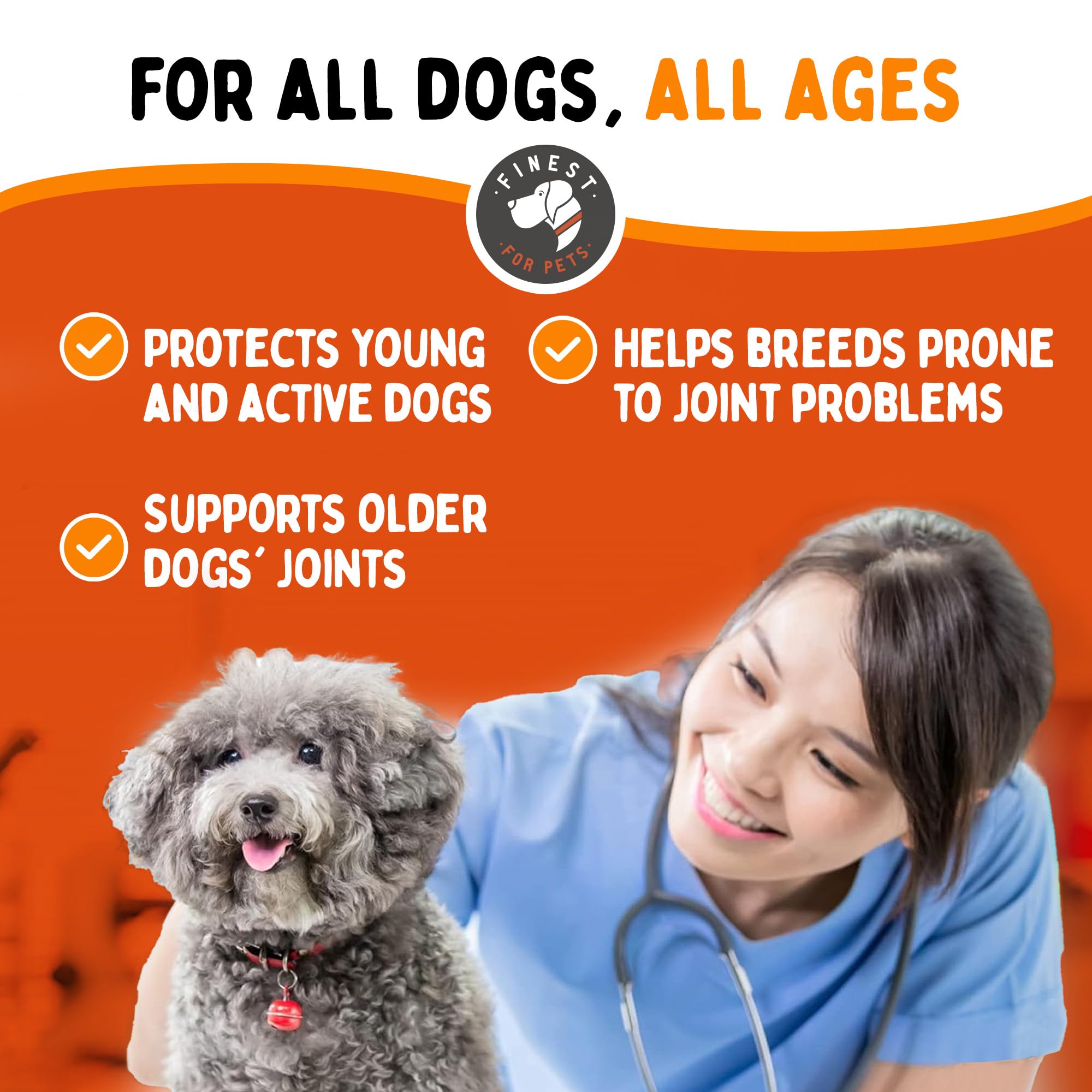 Finest For Pets Rejenease label front showing USA-made production