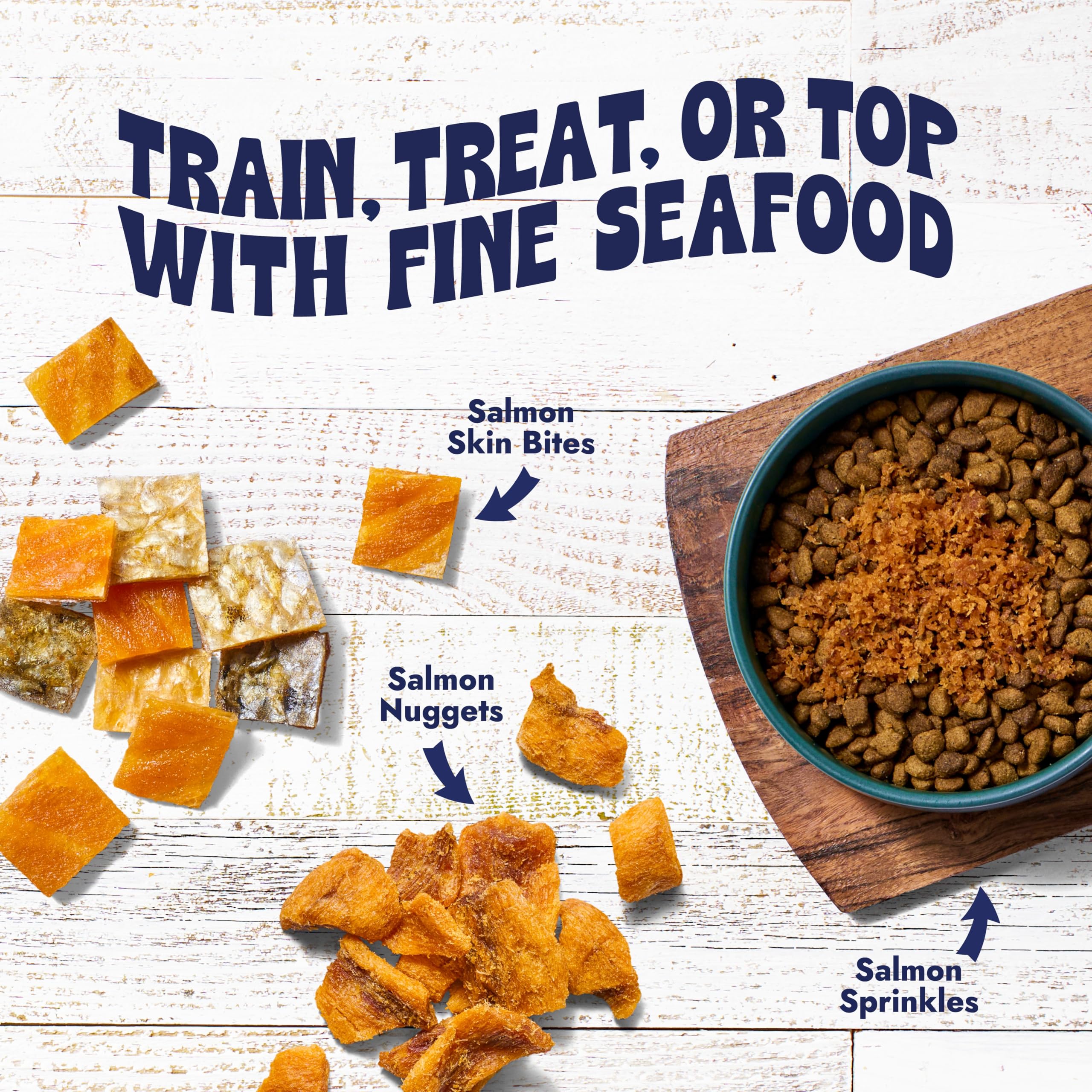 Finfare sashimi-grade salmon ingredients photo—high-quality protein for daily feline nutrition.