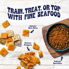 Finfare sashimi-grade salmon ingredients photo—high-quality protein for daily feline nutrition.