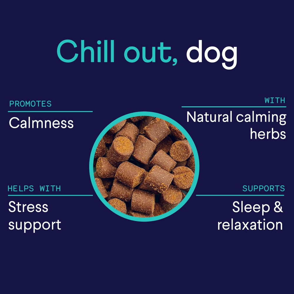 Finn Calming Aid beef liver ingredients highlight natural protein for dog nutrition
