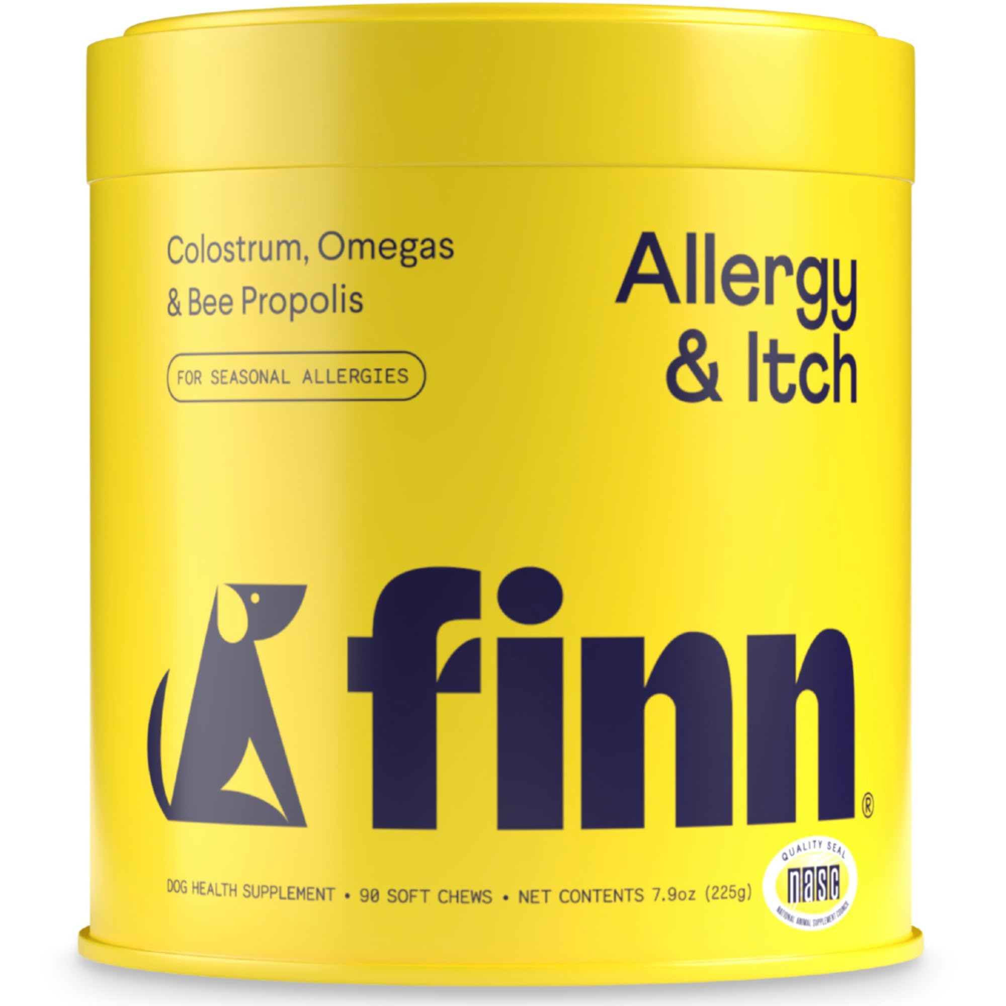 Finn Comfy Pup Bundle allergy & itch soft chews—skin comfort support during seasonal allergies.