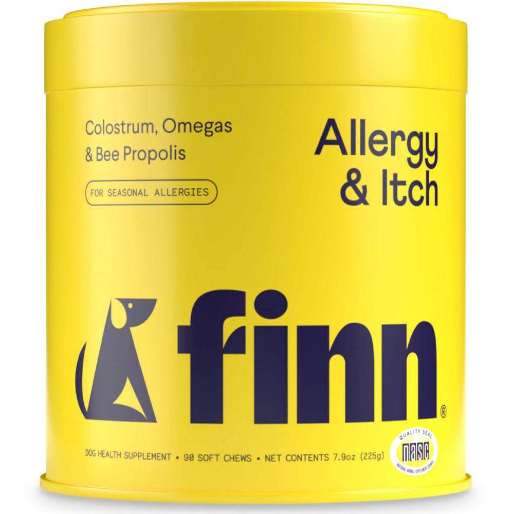 Finn Comfy Pup Bundle allergy & itch soft chews—skin comfort support during seasonal allergies.