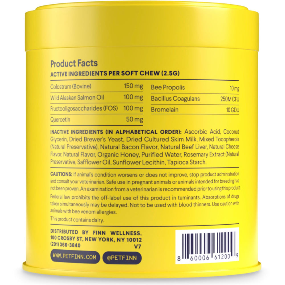 Finn Comfy Pup Bundle natural cheese—palatable, all-natural ingredient for taste.