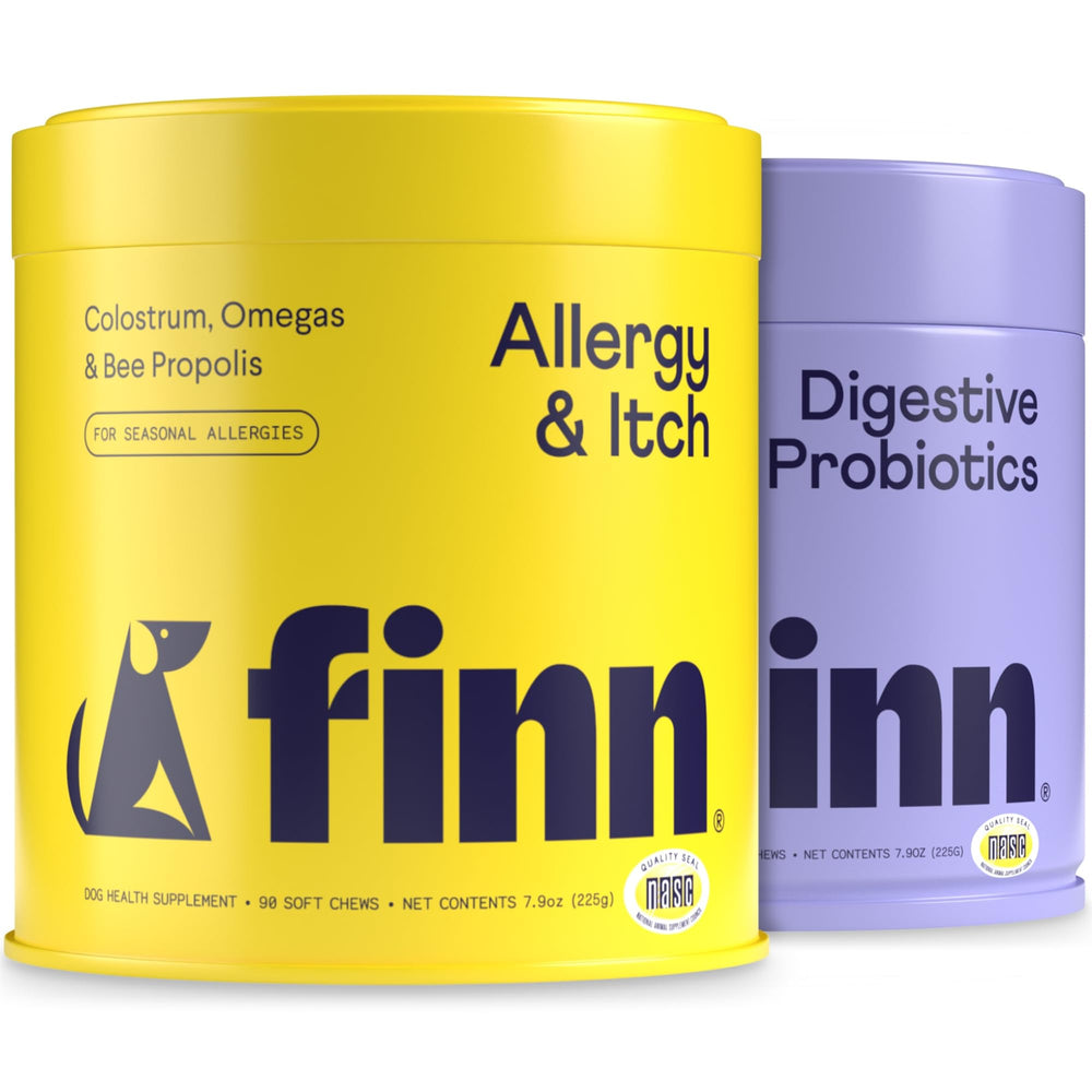 Finn Comfy Pup Bundle packaging—premium design for quick, trustworthy purchase.