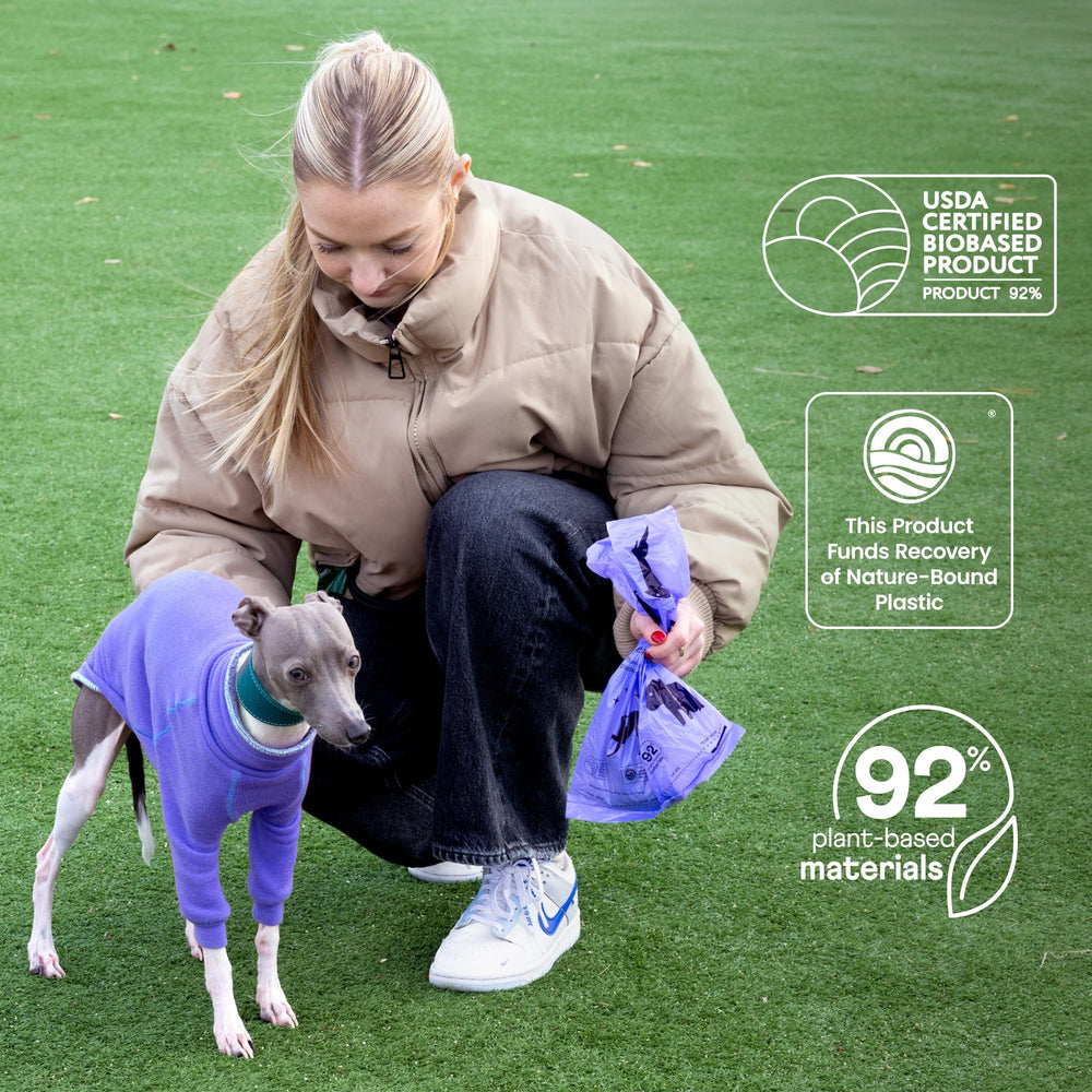 Finn poop bags no stink design containing odors during cleanup