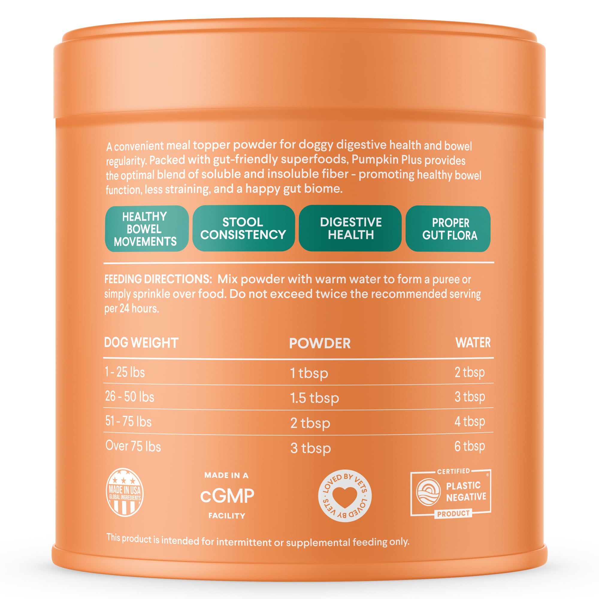 Finn Pumpkin Plus sweet potato and apple image shows gentle fiber for comfortable digestion.