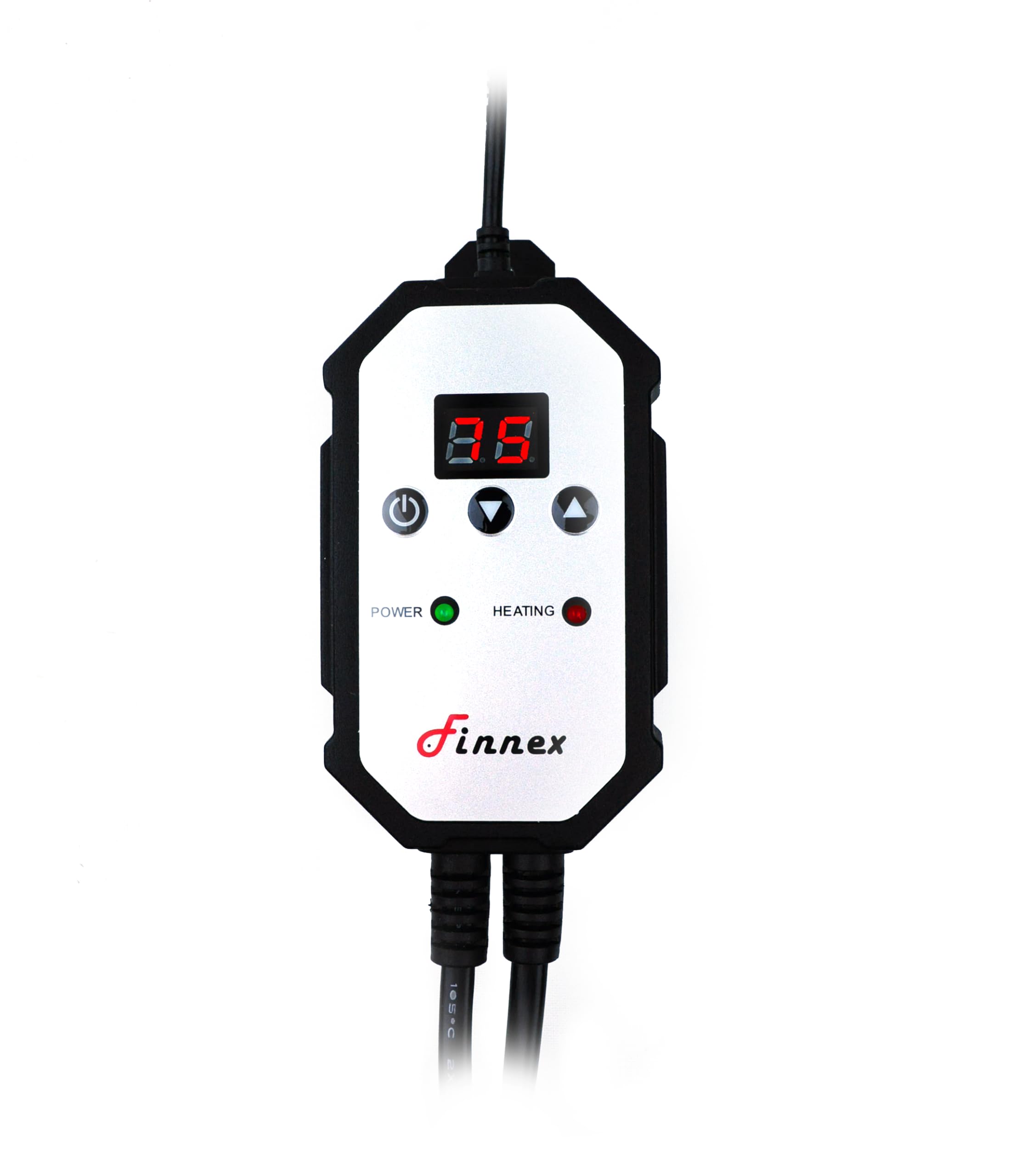 Finnex HMU remote sensor shown outside tank for precise temperature readings