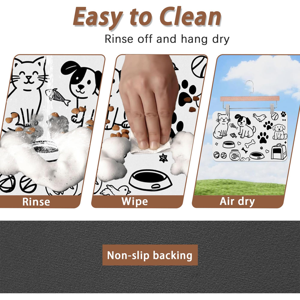 FIOUQINE waterproof layer protects floors from moisture around bowls.