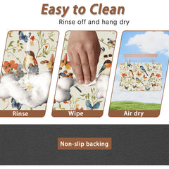 FIOUQINE waterproof layer protects floors from moisture around bowls