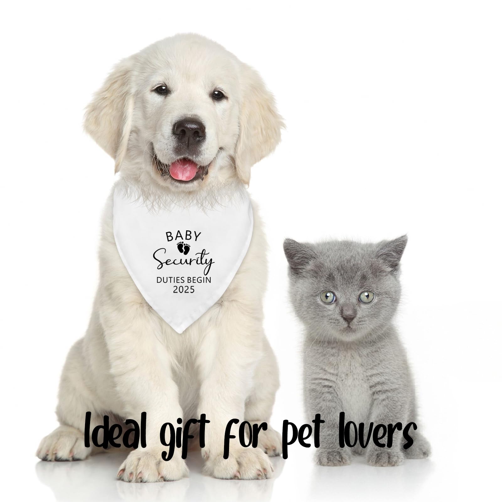 Fipsieneml dog bandana baby reveal photo prop offered as a playful party prop