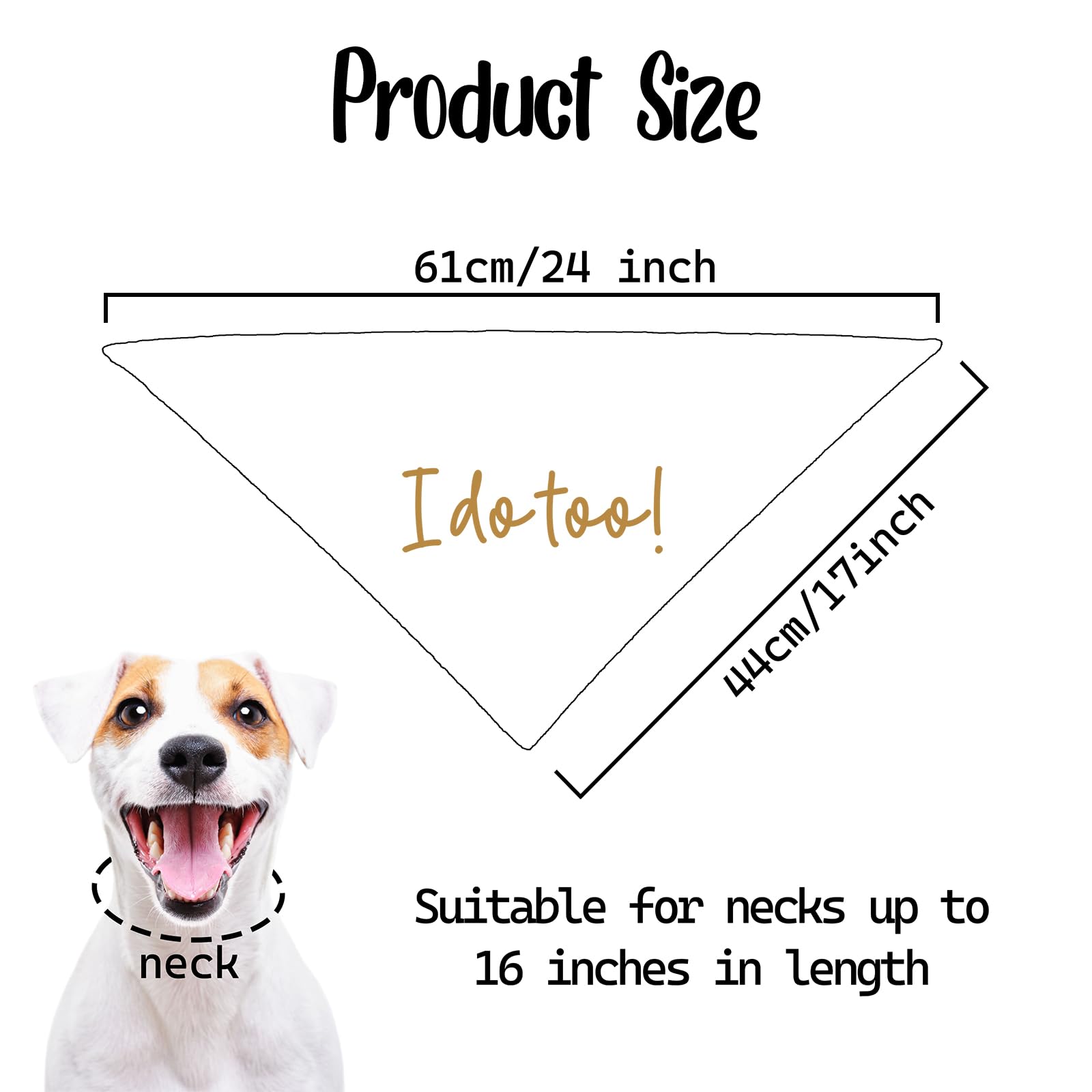 Fipsieneml dog wedding bandana photo prop adds engagement party flair.