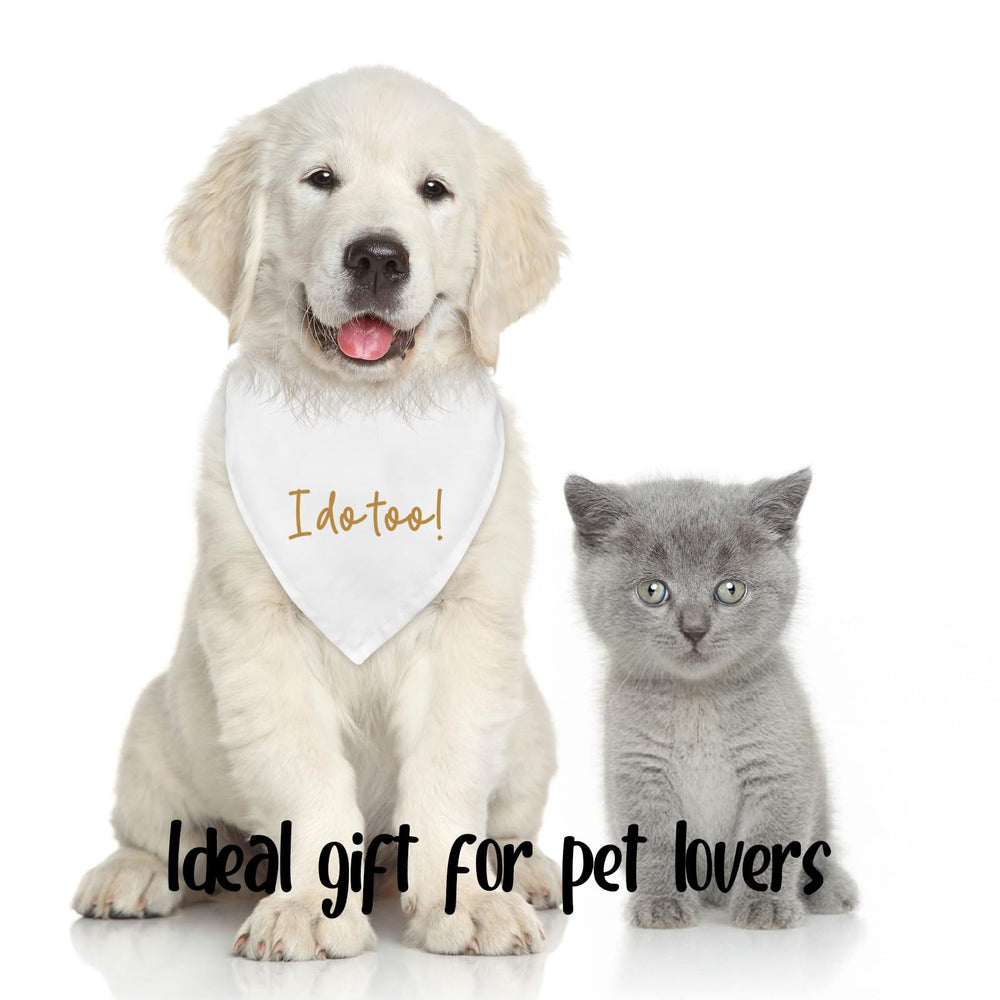 Fipsieneml engagement dog bandana gift idea for couples.