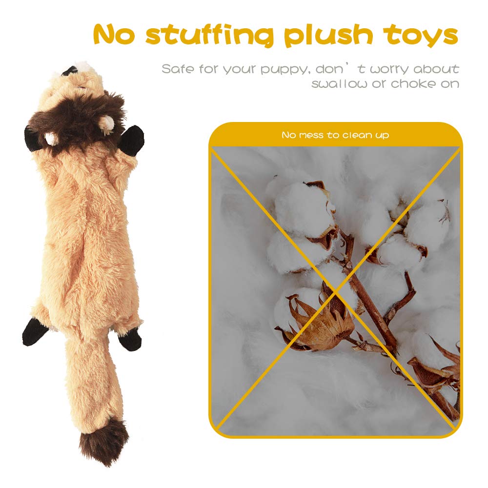FIREOR dog squeak toy bundle lion—big size, great for supervised fetch.