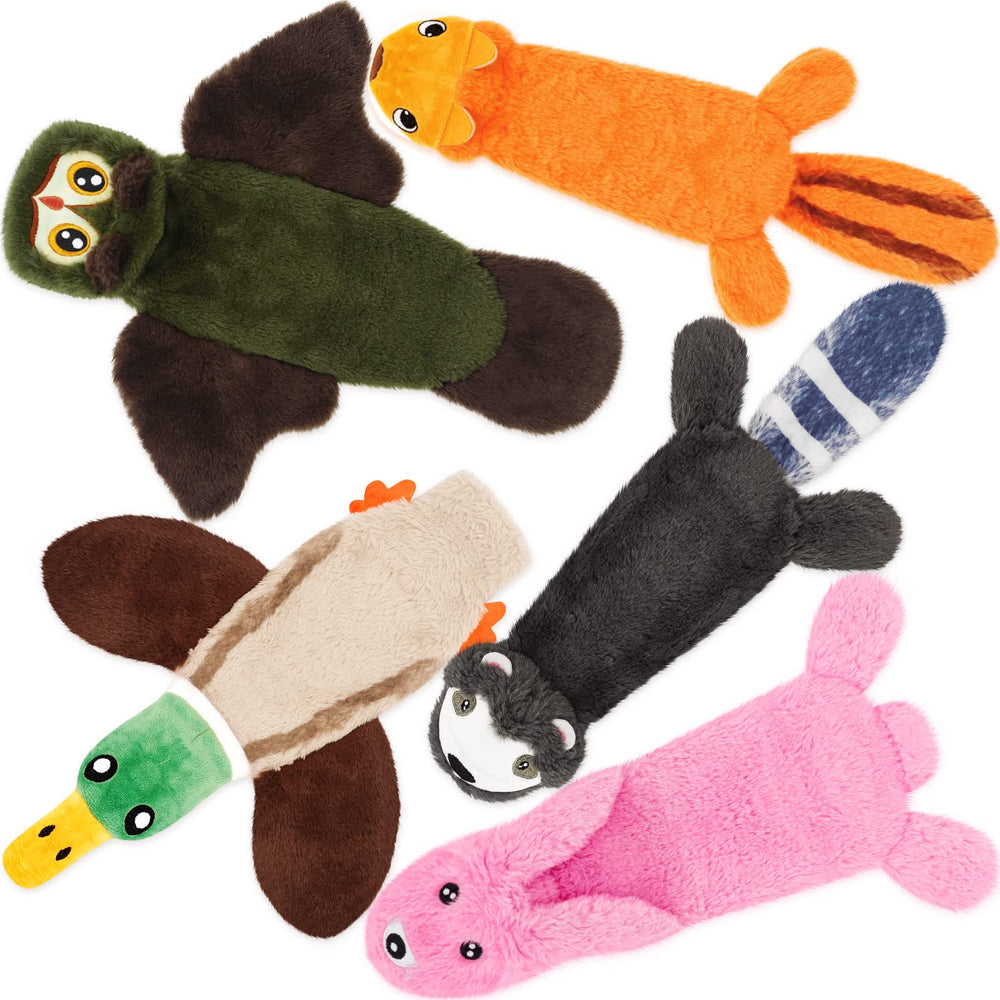 Fireor dog squeak toy rabbit with durable plush for interactive play.