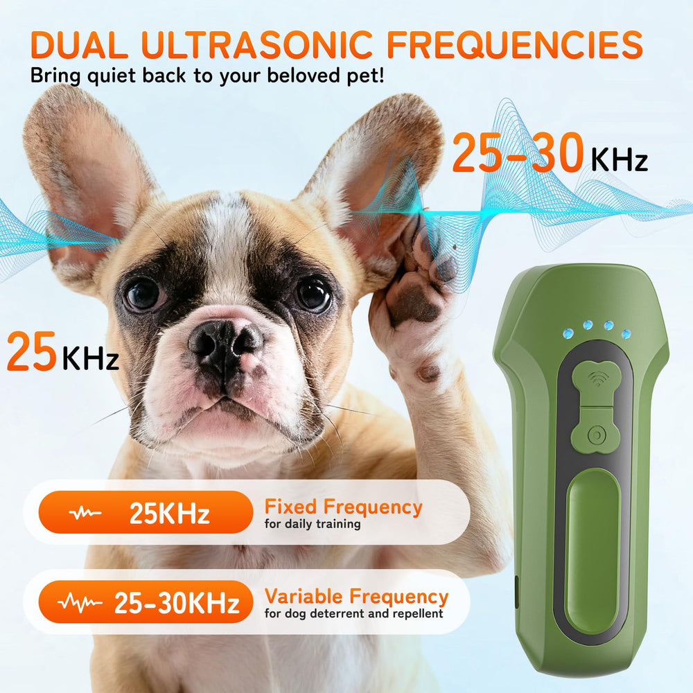 Firlonale bark deterrent with wrist strap emphasizing portability for outdoor adventures.