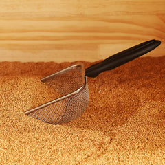 Firsal cat litter scoop fine-sand mesh design handles fine litter with ease.