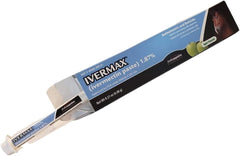 First Companion Ivermax paste label close-up highlights safe-use features and packaging.