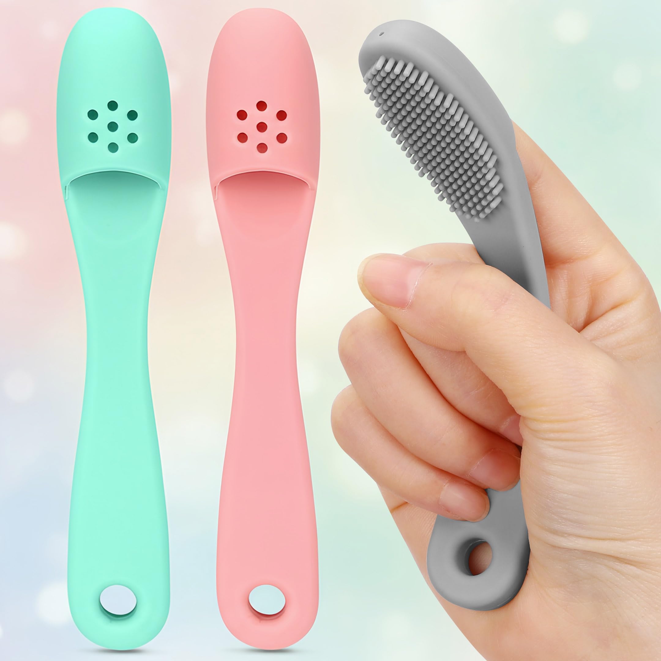 Firstfooby dog and cat grooming shot conveys convenient pet dental care at home.