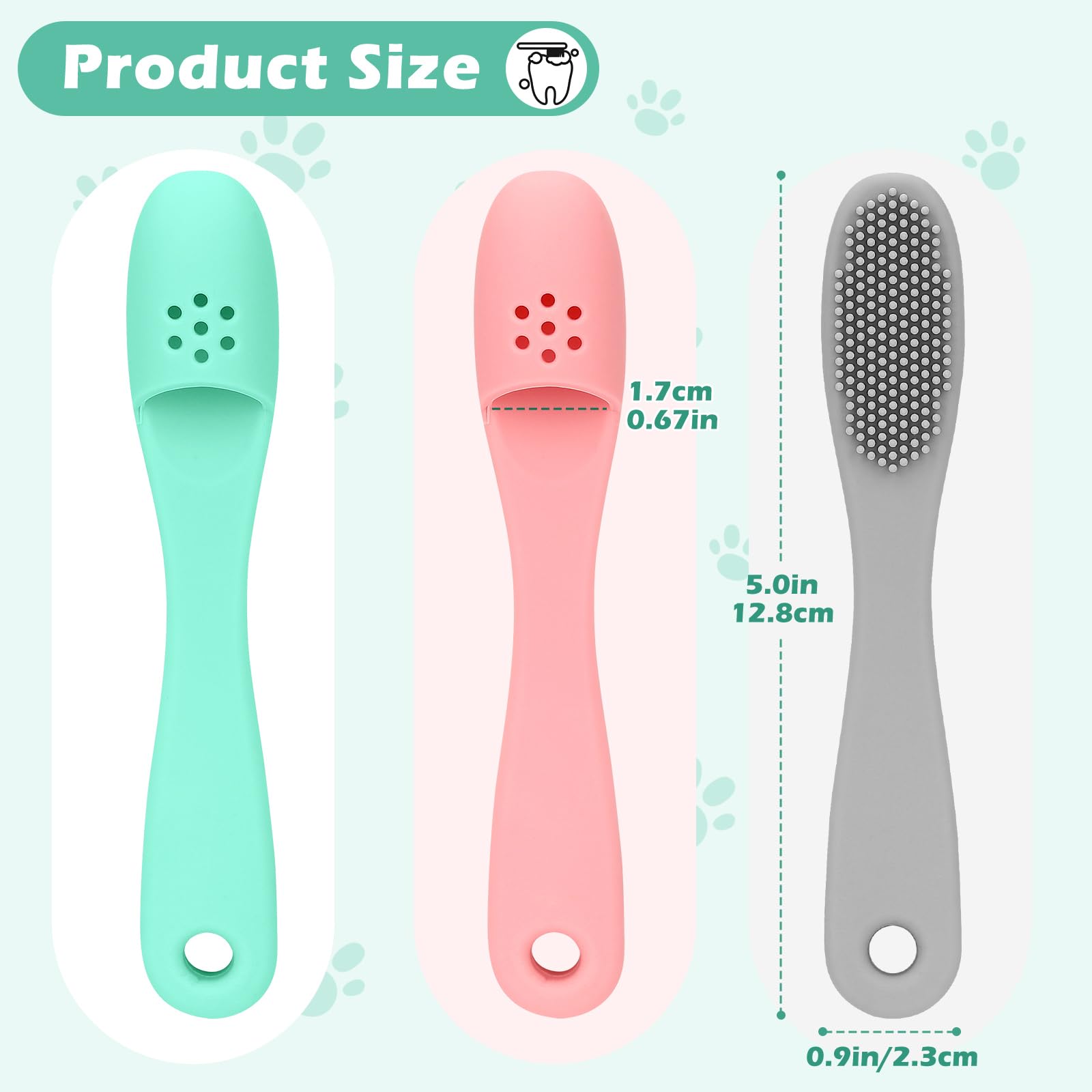 Firstfooby storage case included keeps brushes organized for busy households.