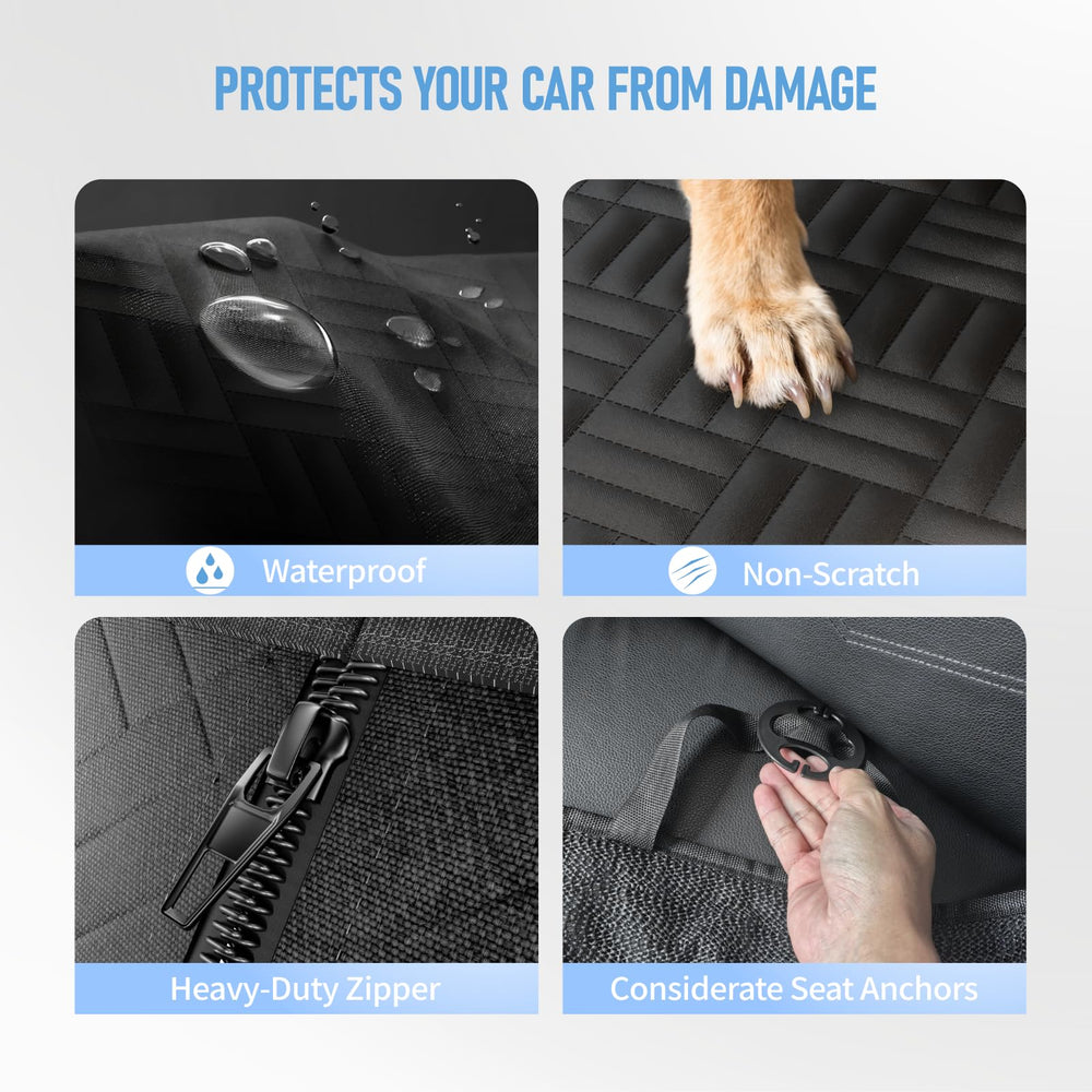 FIRSTWELL seat cover easy cleaning with damp cloth or vacuum, machine washable.