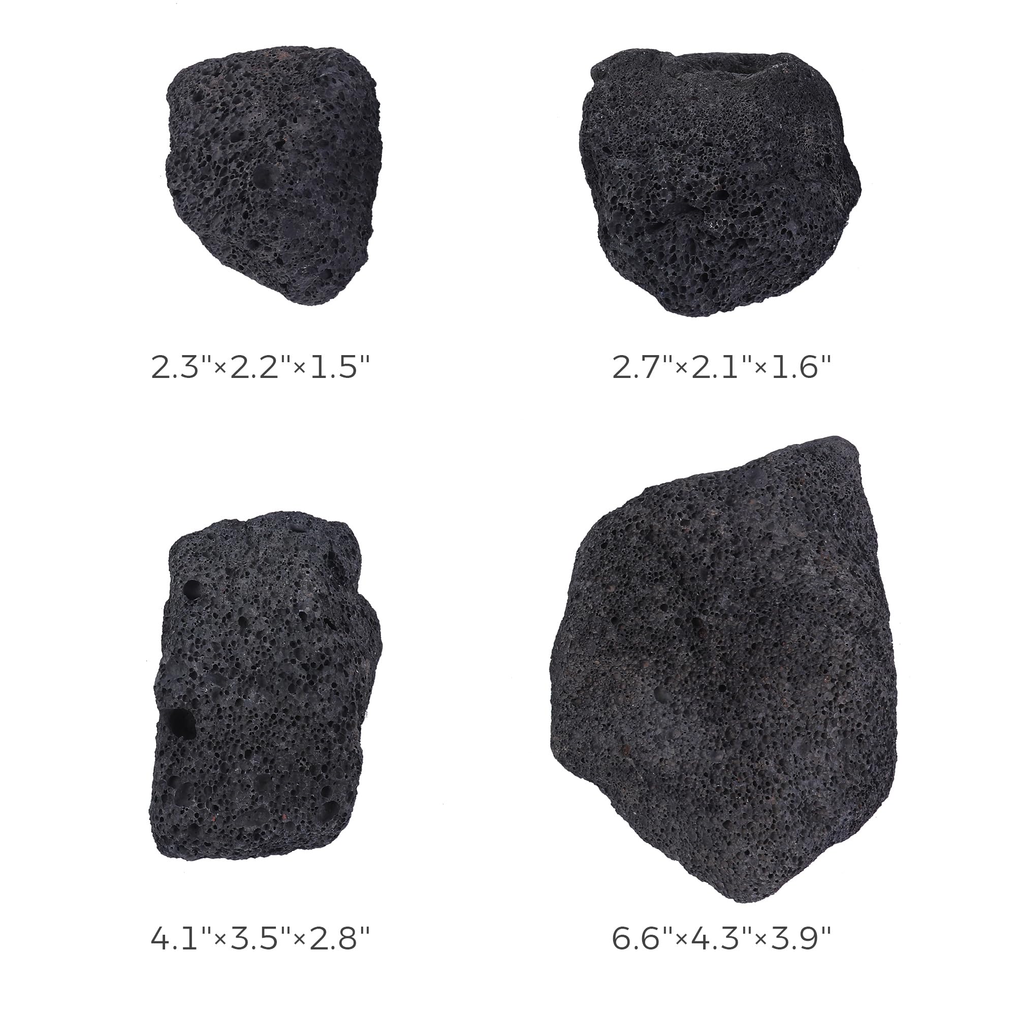 FISCAPE lava rock in aquarium layout demonstrates dark natural ambiance and structuring