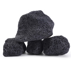 FISCAPE lava rock closeup shows porous surface ideal for beneficial bacteria in aquascapes