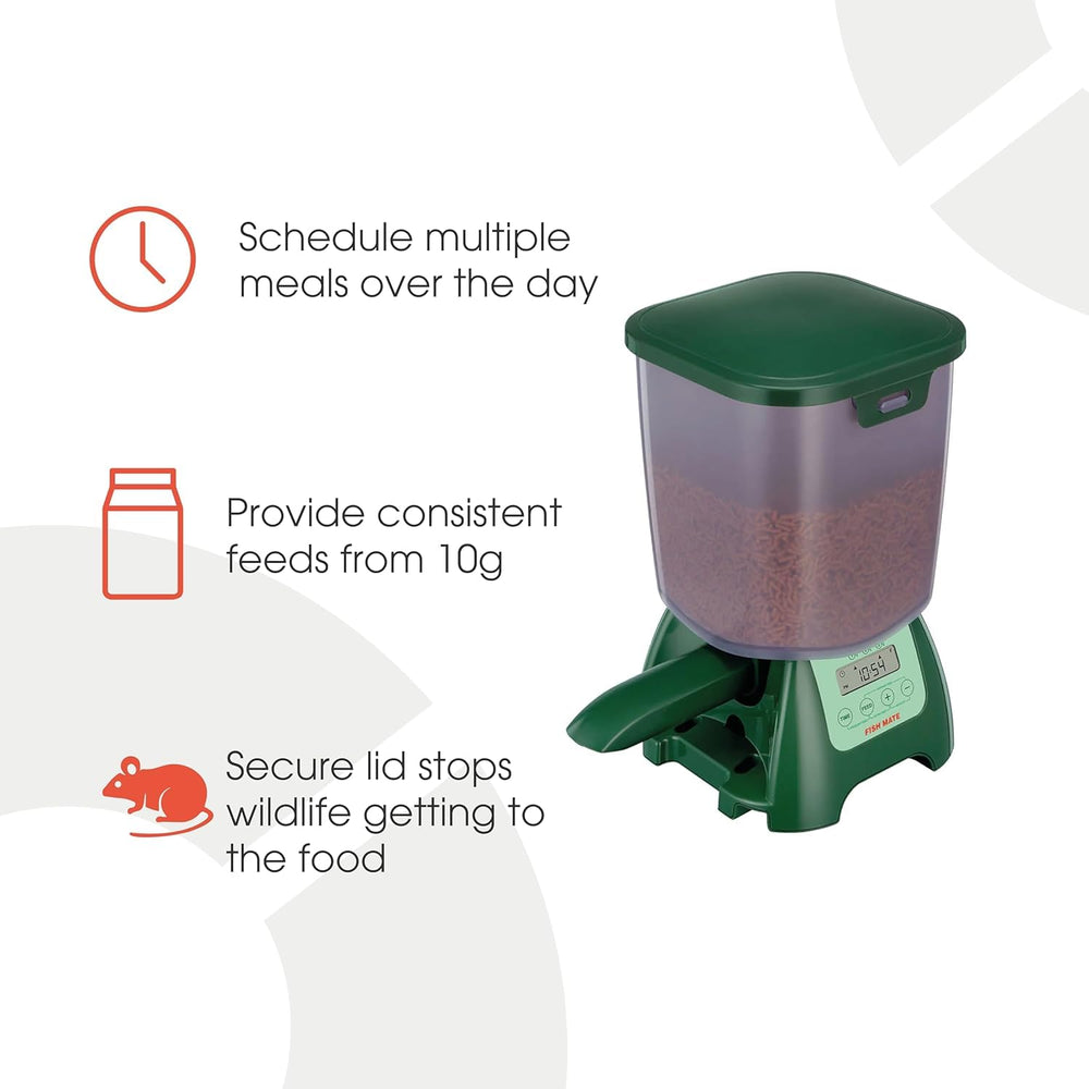 Fish Mate P7000 AC power connection offers reliable outdoor operation.