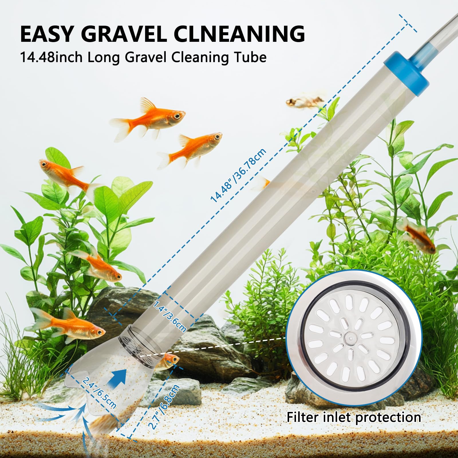fishkeeper 25ft and 50ft hoses extend reach for convenient connections to sinks and gardens.
