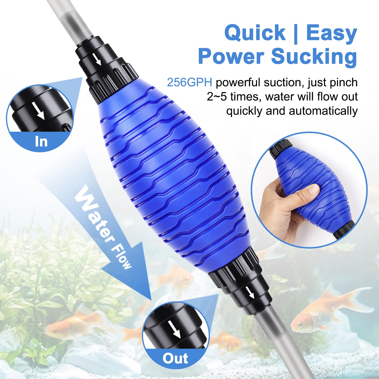 fishkeeper 3D filter basket protects fish while removing debris