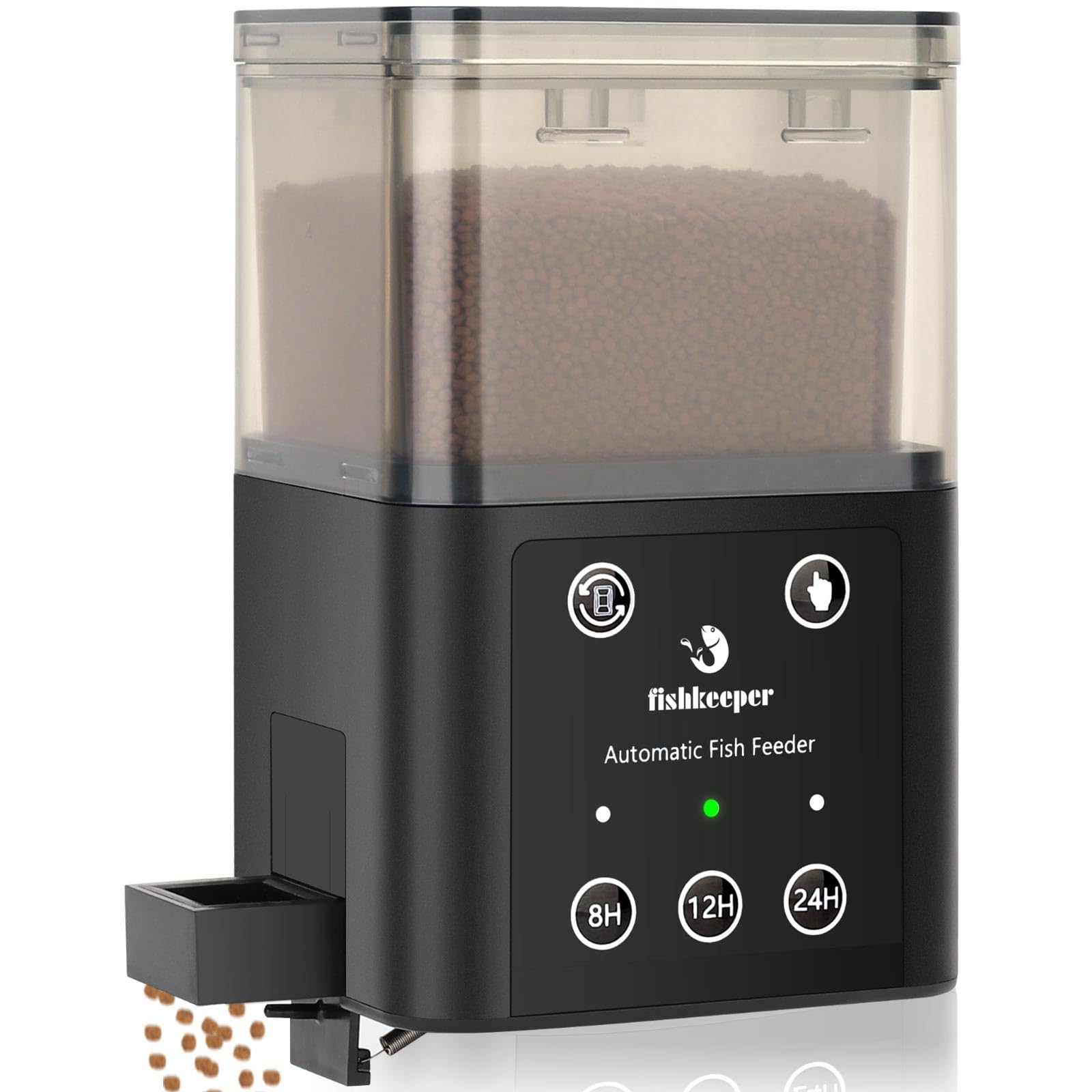 Fishkeeper automatic feeder 320ml capacity ready for extended vacation feeding
