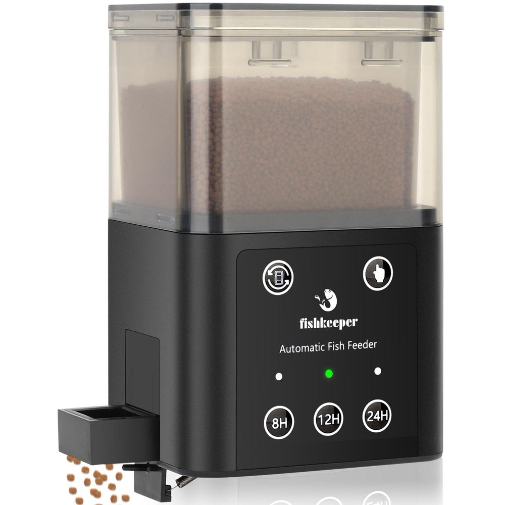 Fishkeeper automatic feeder 320ml capacity ready for extended vacation feeding