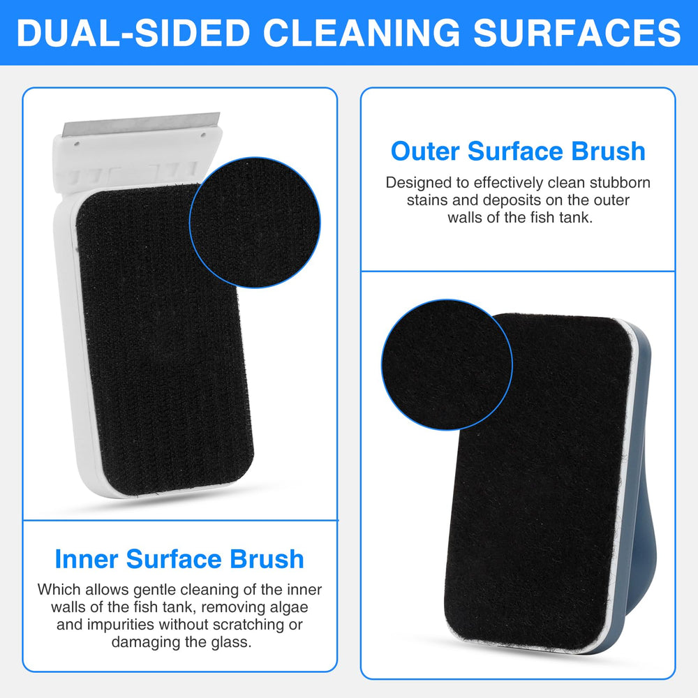 fishkeeper automatic floating design keeps cleaner near surface after use
