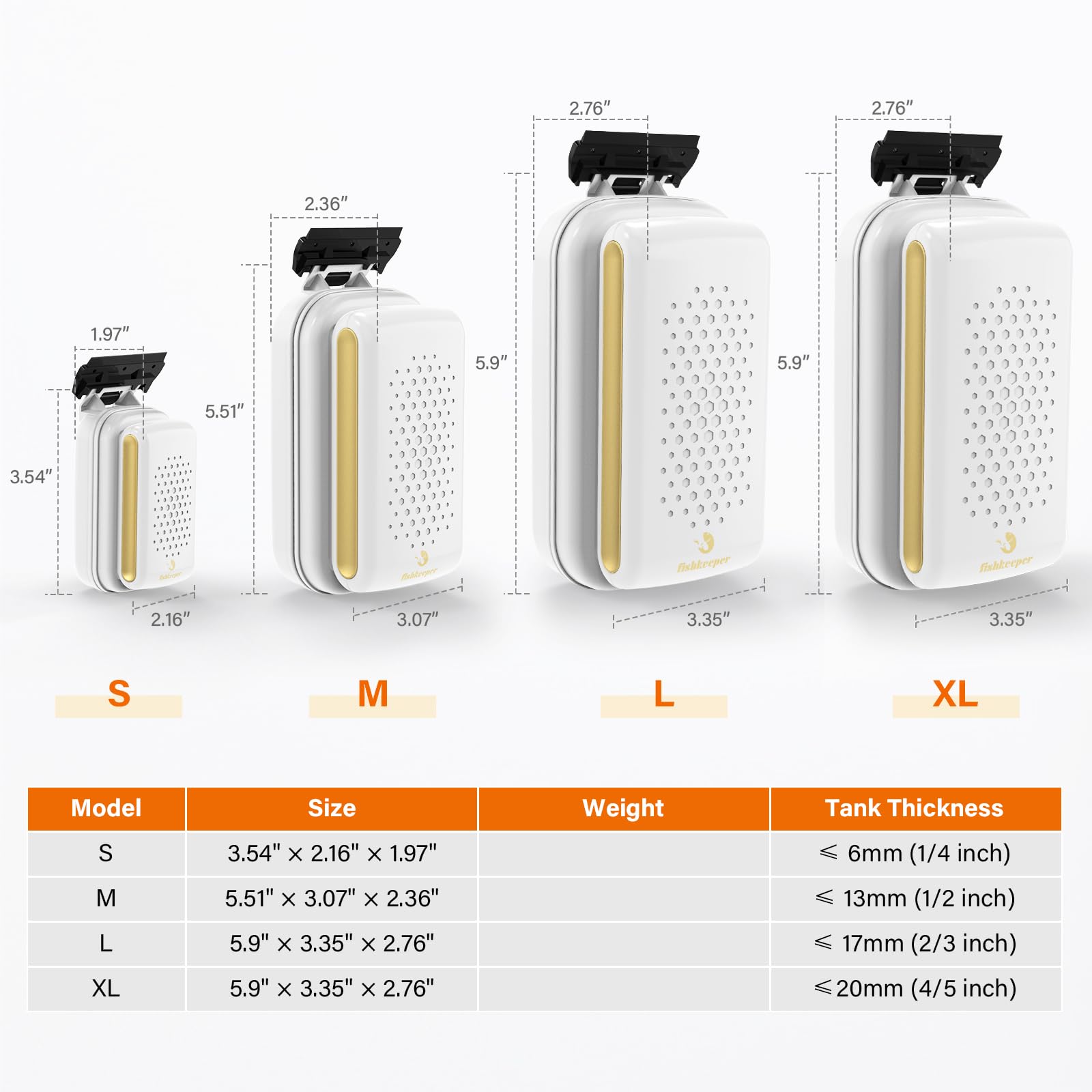 Fishkeeper corrosion-resistant build withstands frequent use in freshwater or saltwater.