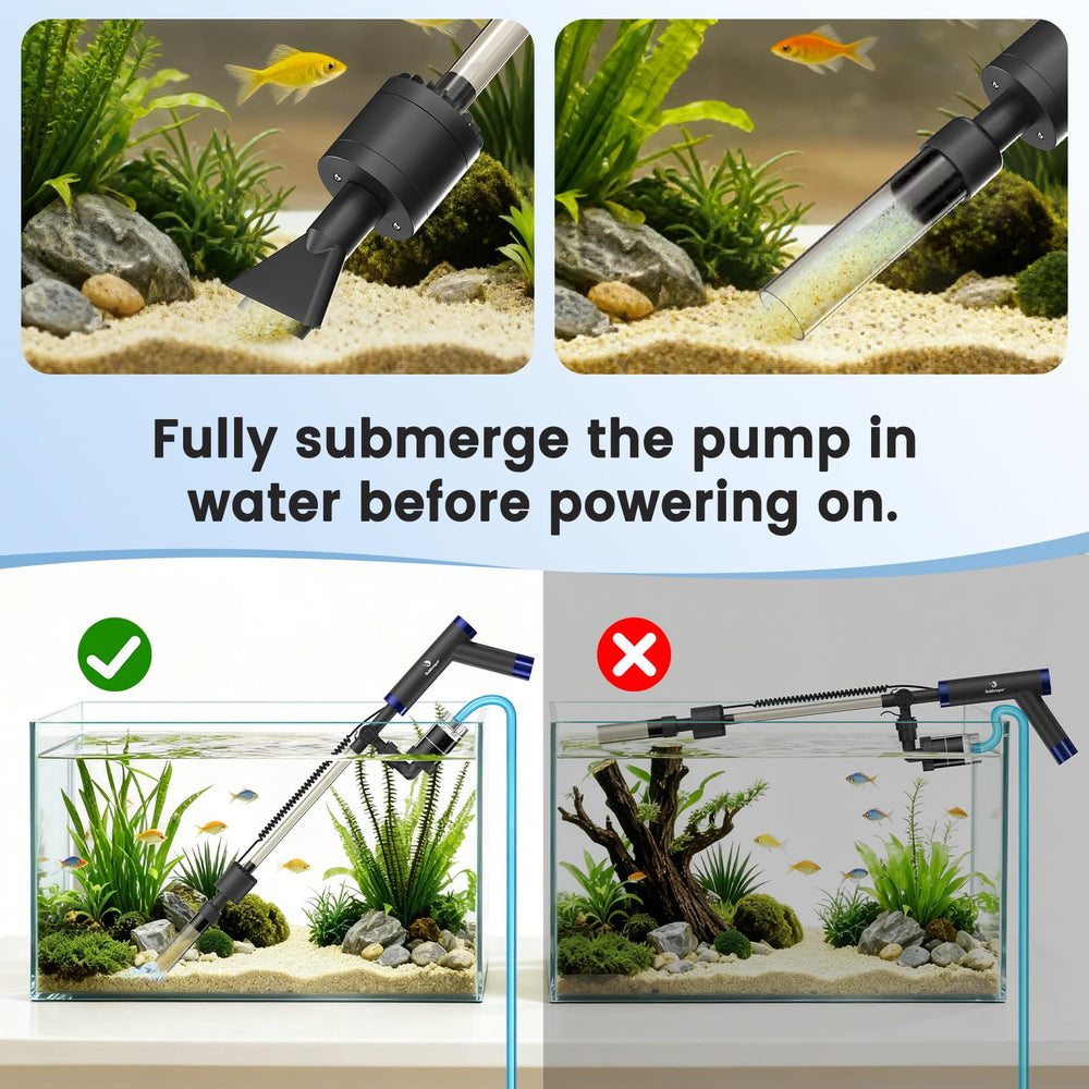 fishkeeper debris cup with filter sponge traps fines protecting the pump