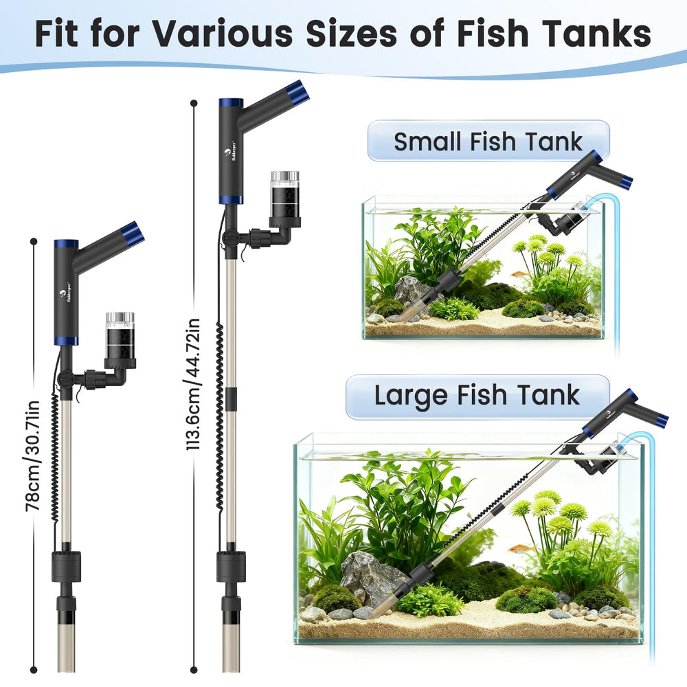 fishkeeper cleaner in action in freshwater or saltwater setups demonstrates practical maintenance